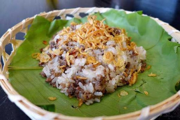 Sticky Rice with Ant Eggs